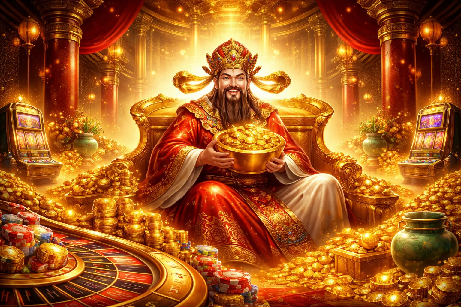 Hình ảnh minh họa cờ bạc có trách nhiệm, với người chơi đang kiểm soát hoạt động cá cược của mình, thể hiện sự an toàn và hỗ trợ từ f1686 khuyến mãi